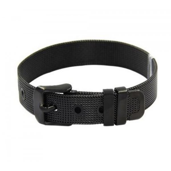 Bracelet Acier Inoxydable 10 mm Noir