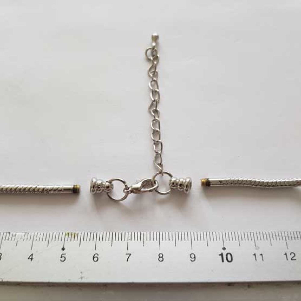 Bracelet Chaîne pour Cadran de Montre Style Européen avec Fermoir Mousqueton 7 X 8.5 Cm