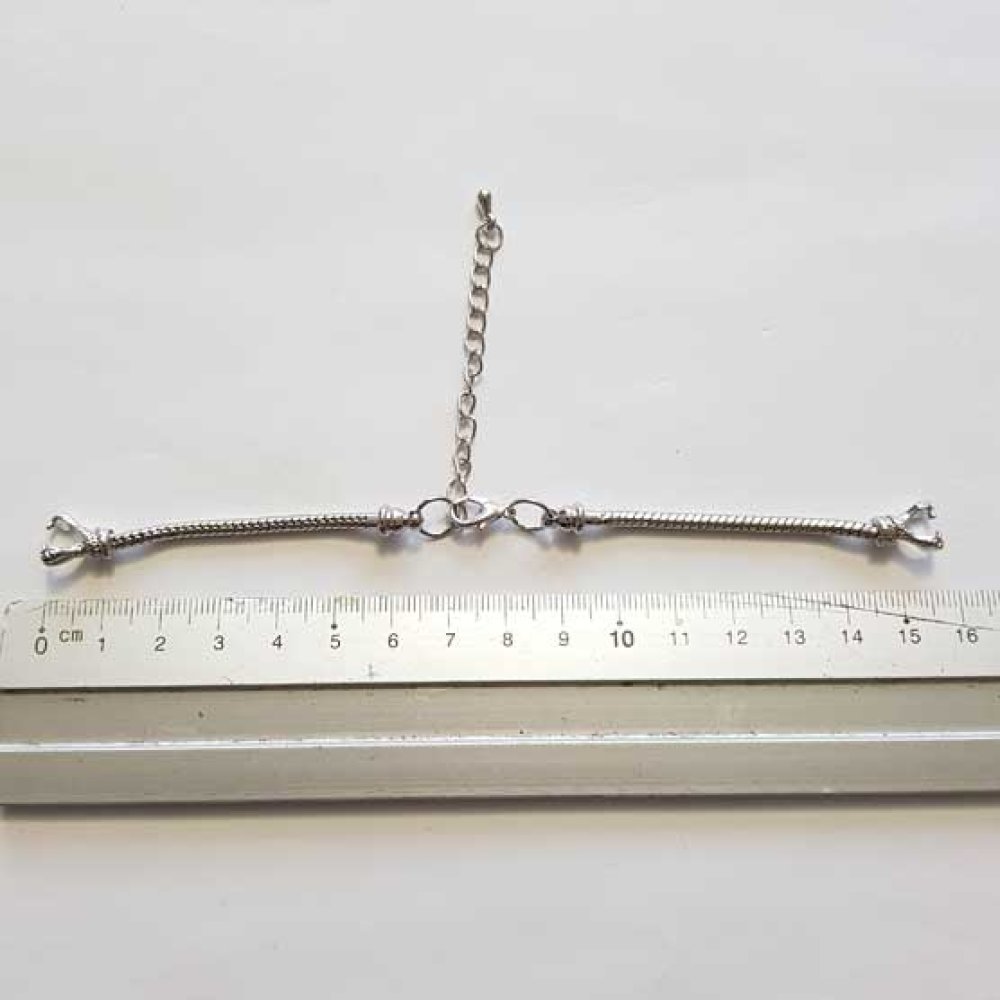 Bracelet Chaîne pour Cadran de Montre Style Européen avec Fermoir Mousqueton 7 X 8.5 Cm