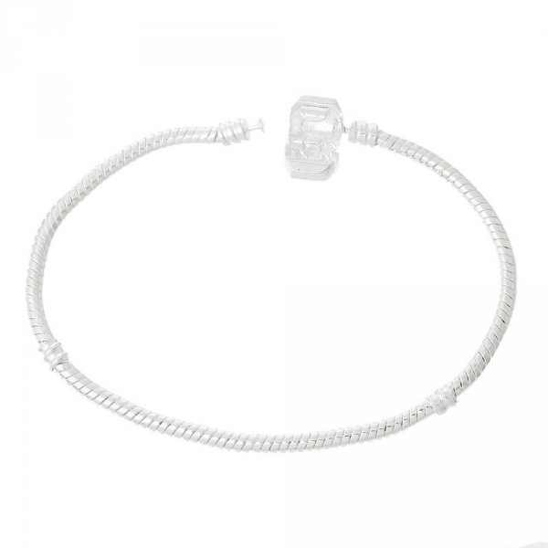 Bracelet Europ&eacute;en Clip 18cm fermoir Lisse