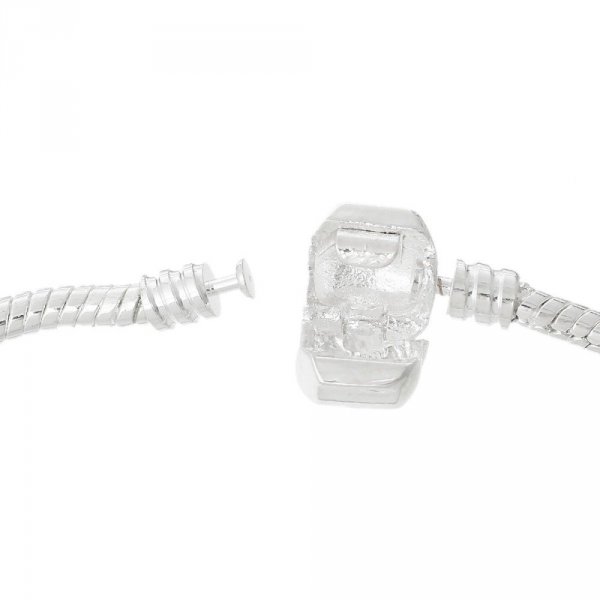 Bracelet Europ&eacute;en Clip 18cm fermoir Lisse