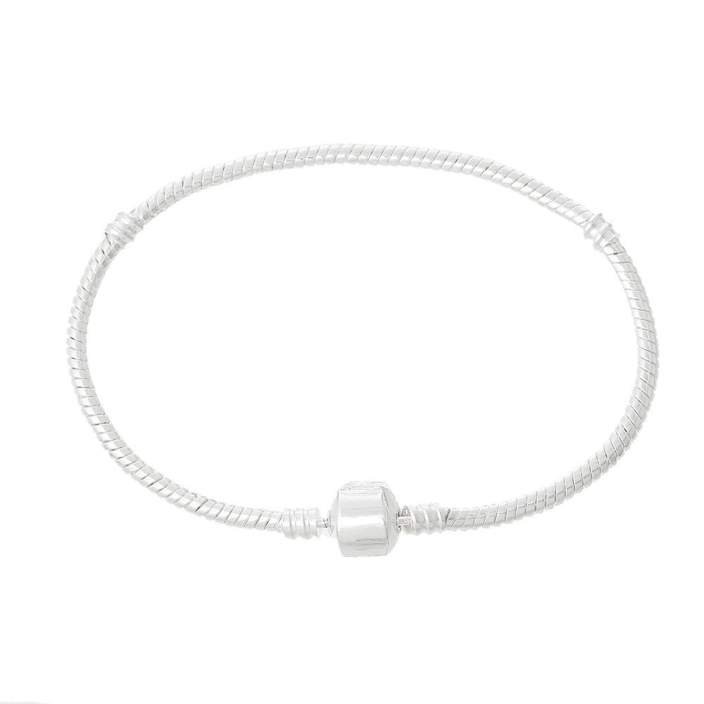 Bracelet Européen Clip 16cm fermoir Lisse