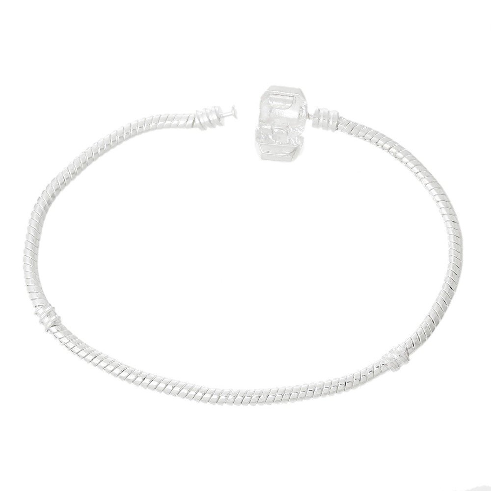 Bracelet Européen Clip 16cm fermoir Lisse