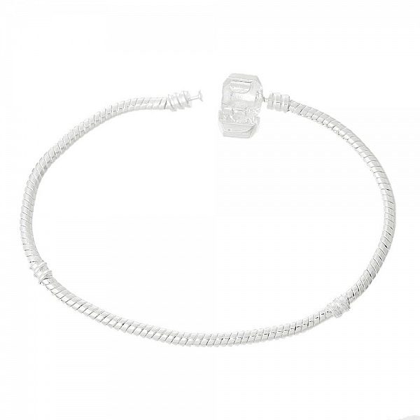 Bracelet Europ&eacute;en Clip 16cm fermoir Lisse