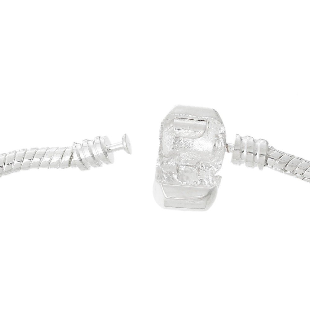 Bracelet Européen Clip 16cm fermoir Lisse