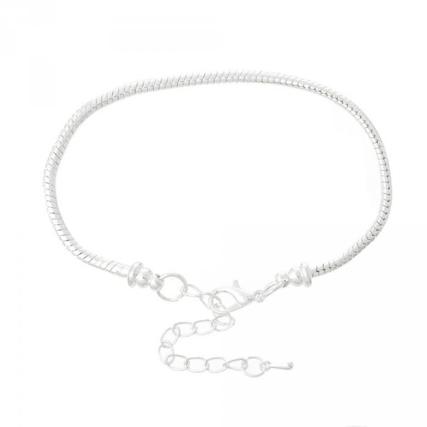 Bracelet Europ&eacute;en Mousqueton 19cm