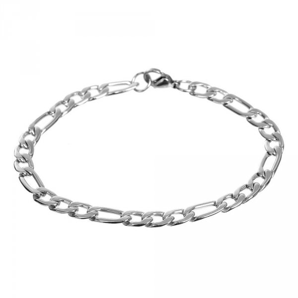 Bracelet N&deg;01 en 304 acier inoxydable de 21 cm
