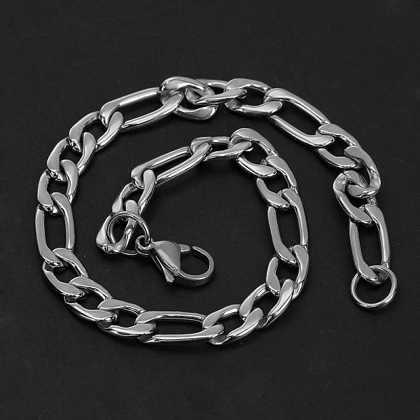 Bracelet N&deg;02 en 304 acier inoxydable de 21 cm