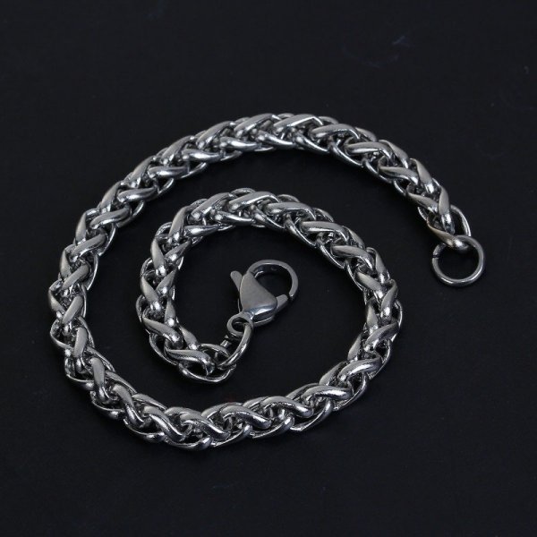 Bracelet N&deg;05 en 304 acier inoxydable de 21.5 cm