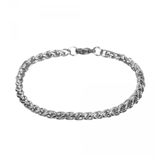 Bracelet N&deg;05 en 304 acier inoxydable de 21.5 cm