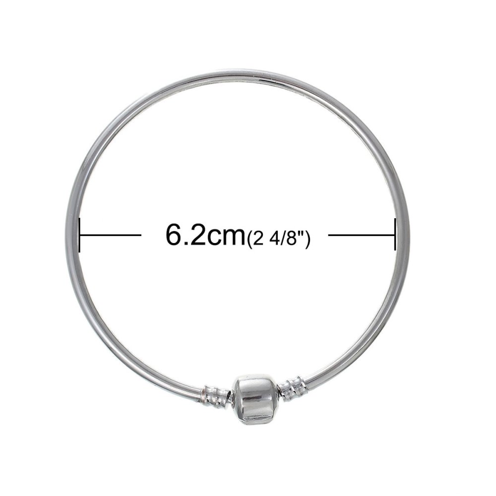 Bracelet Rigide N°07 Argent 21 cm