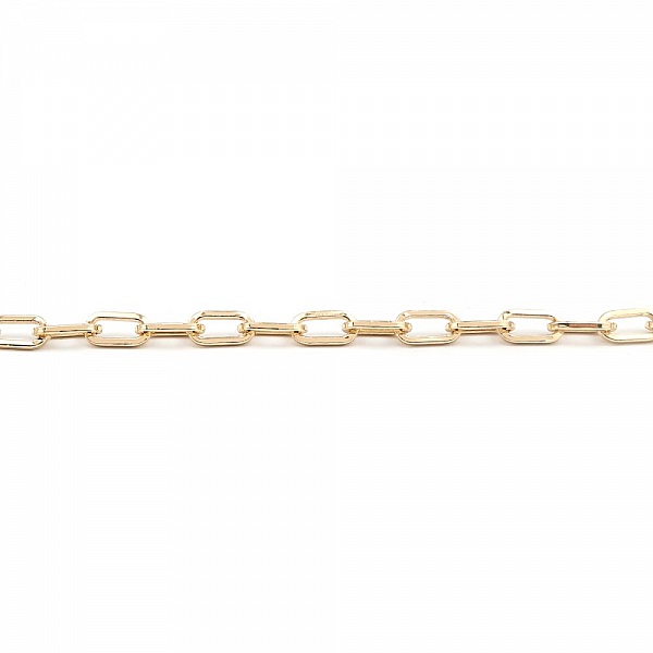 Bracelet maille ovale plaqu&eacute; or 16K 22 cm N&deg;03
