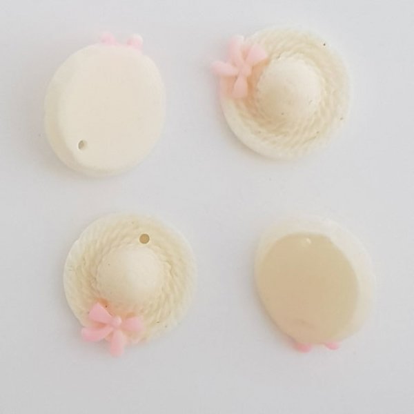 Breloque Chapeau N&deg;08 Jaune