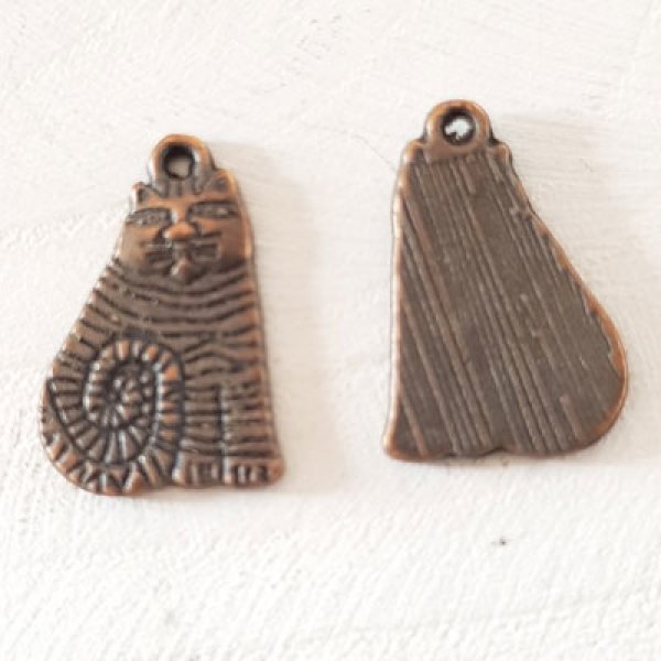 Breloque Chat N&deg;23 Cuivre