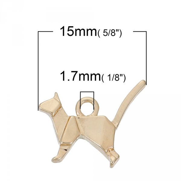 Breloque Chien Origami N&deg;14