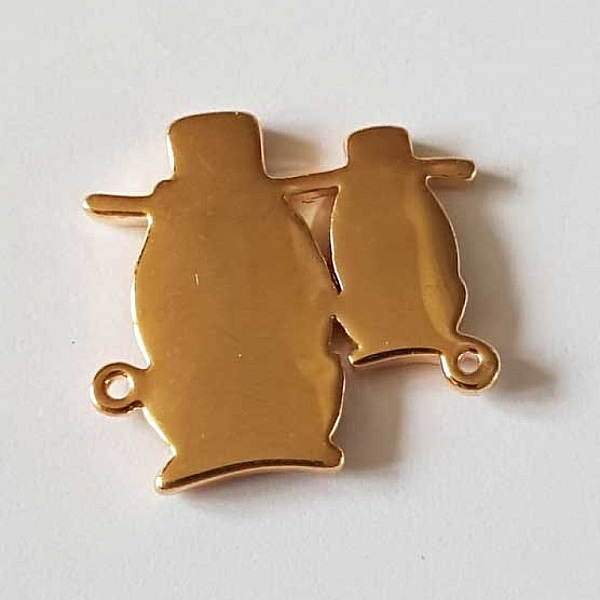 Breloque Chouette N&deg;45 Dor&eacute;