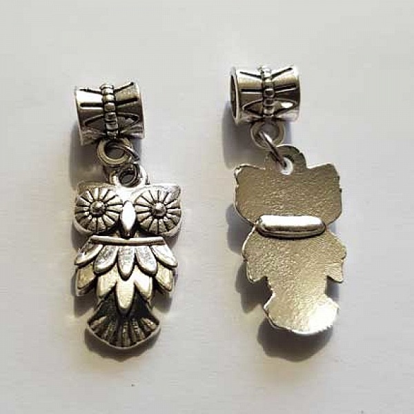 Breloque Chouette N&deg;15 Argent