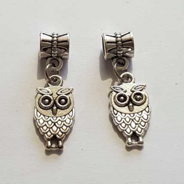 Breloque Chouette N&deg;24 Argent