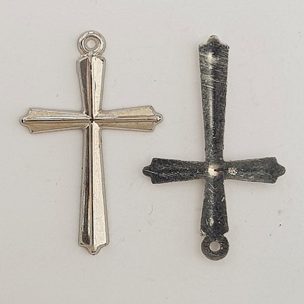 Breloque Croix N&deg;01 Argent