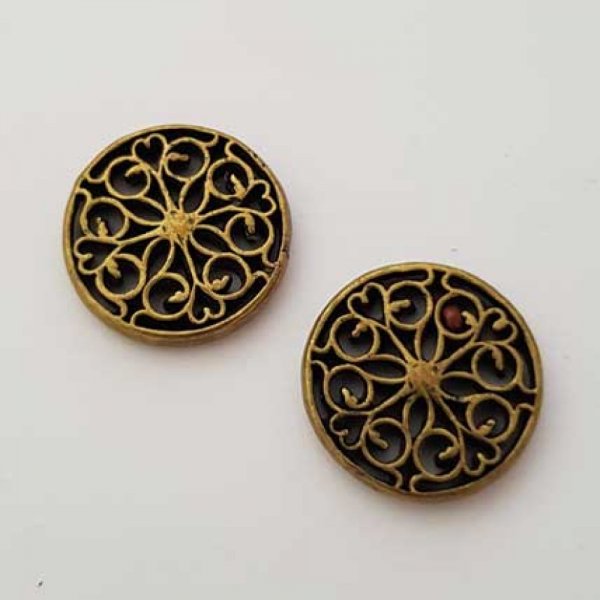 Breloque Divers N&deg;013 Bronze Rond