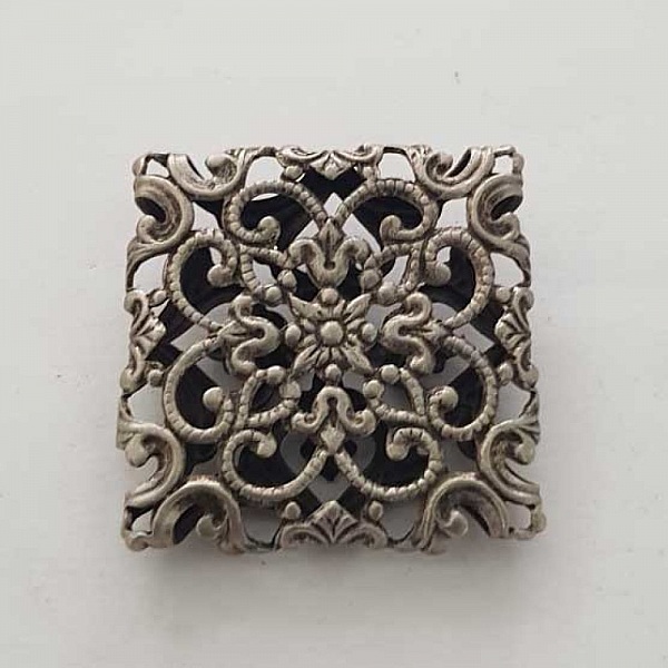 Breloque Divers N&deg;088-02 Pendentif Carr&eacute;