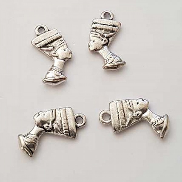 Breloque Egypte Argent 22 X 12 mm N&deg;01