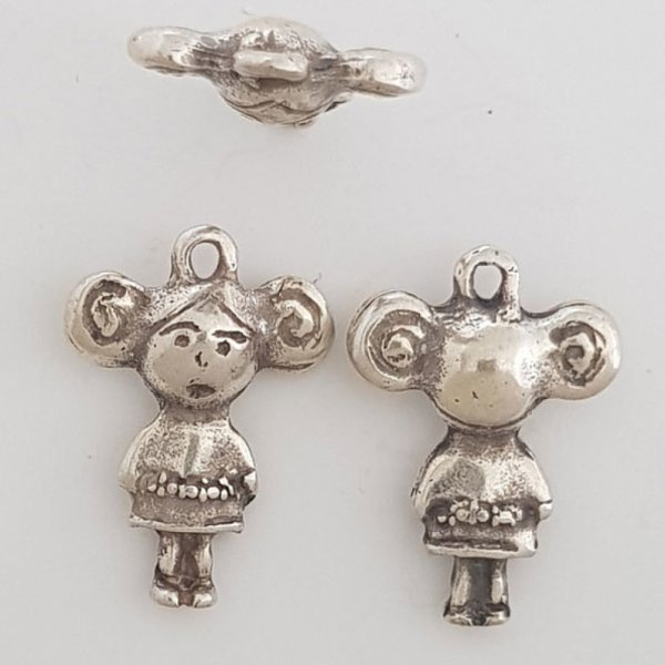 Breloque Enfant N&deg;30 Zamak (Plaqu&eacute; Argent)