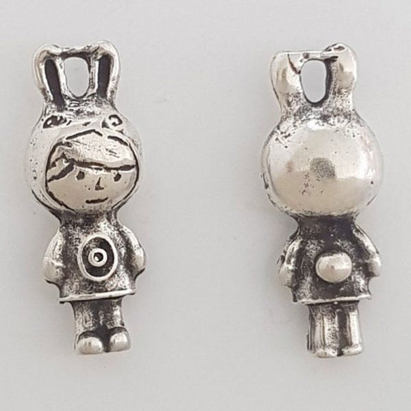 Breloque Enfant N&deg;31 Zamak (Plaqu&eacute; Argent)