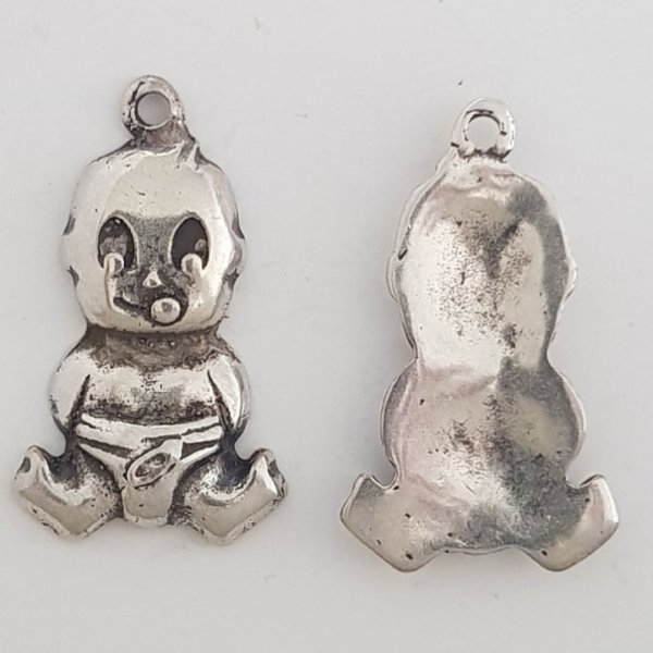 Breloque Enfant N&deg;36 Zamak (Plaqu&eacute; Argent)