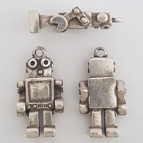 Breloque Enfant N&deg;42 Zamak (Plaqu&eacute; Argent)