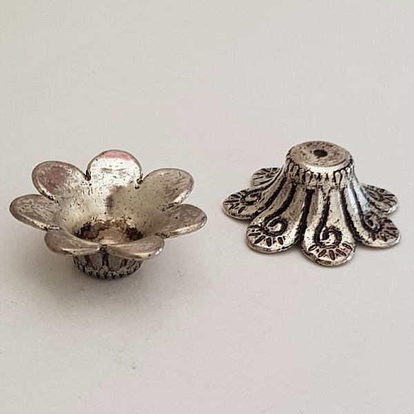 Breloque Fleur CCB N&deg;003 Argent