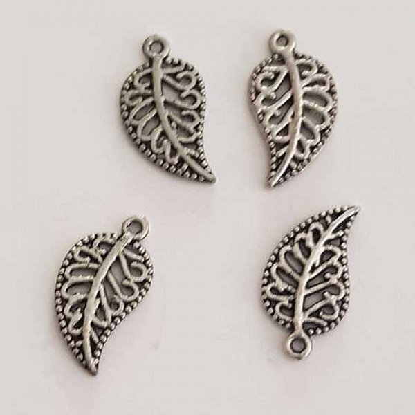 Breloque Fleur M&eacute;tal N&deg;152 Argent