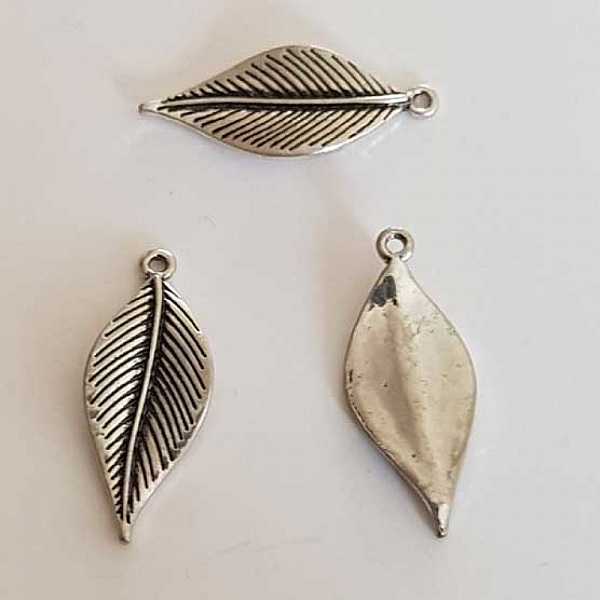 Breloque Fleur M&eacute;tal N&deg;162 Argent