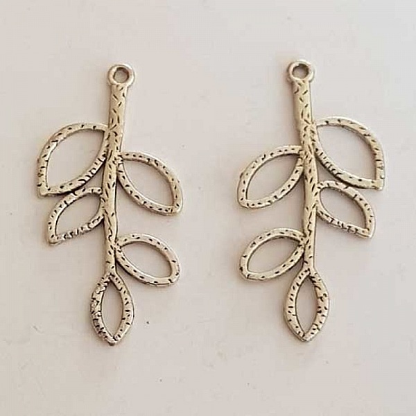 Breloque Fleur M&eacute;tal N&deg;163 Argent