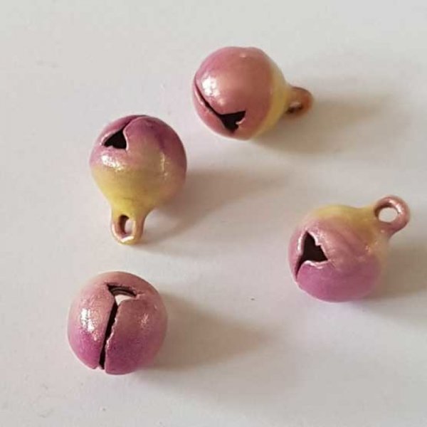 Breloque Grelot Bi-Couleur 11 x 8 mm N&deg;06