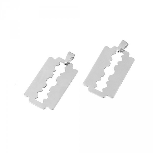 Breloque Lame en acier 304 Inoxydable