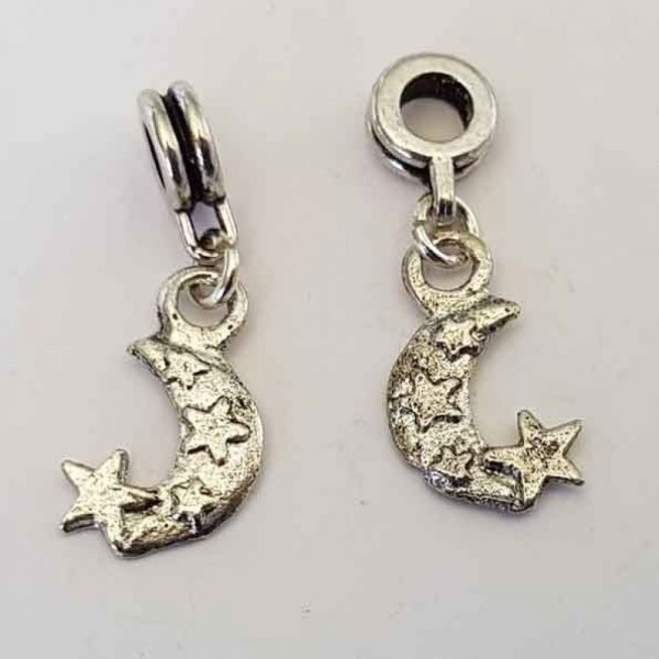 Breloque Lune N&deg;01 x 10