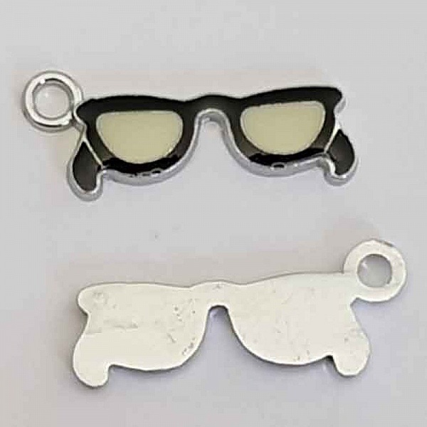 Breloque Lunette N&deg;01 par 2 pi&egrave;ces