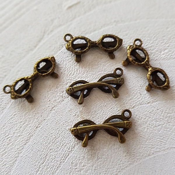 Breloque Lunette N&deg;03 Bronze