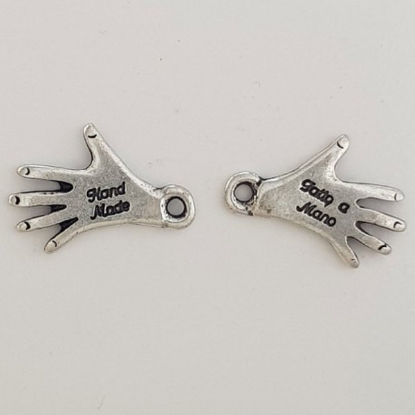 Breloque Main "MADE HAND" N&deg;03 Argent