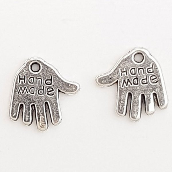 Breloque Main "MADE HAND" N&deg;01 Argent