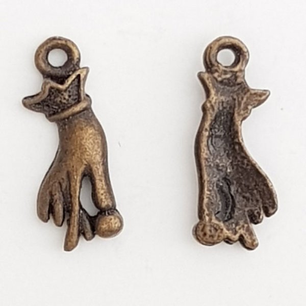 Breloque Main N&deg;11 Bronze