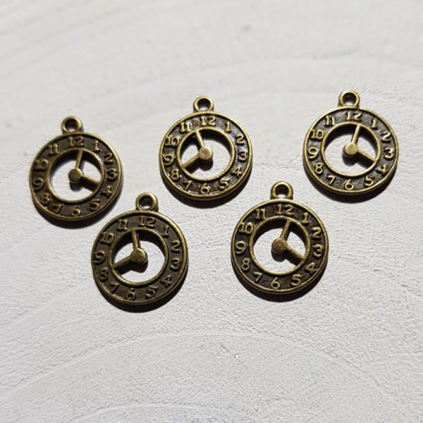 Breloque M&eacute;canisme Horloge N&deg;06