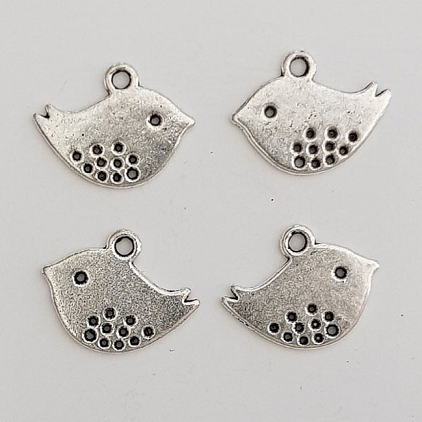 Breloque Oiseau N&deg;02 x 2 pi&egrave;ces