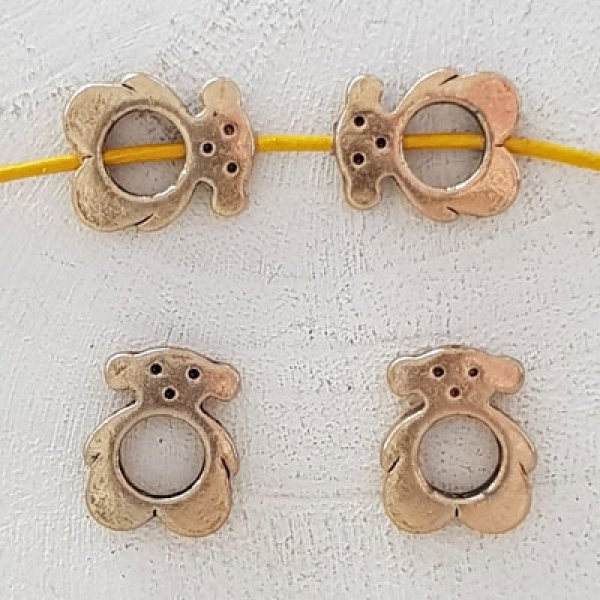 Breloque Ours N&deg;04 x 5 pi&egrave;ces