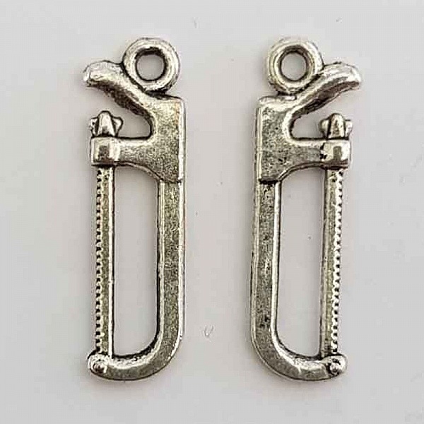 Breloque Outil Scie N&deg;01 Argent