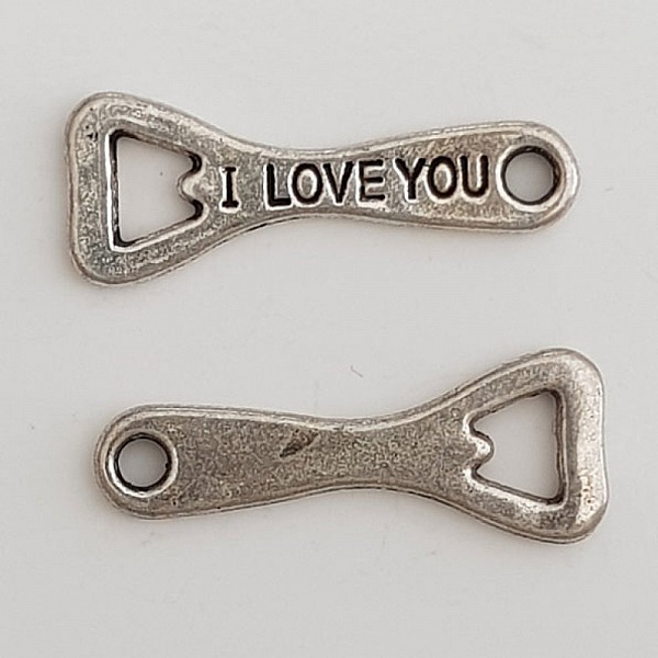 Breloque Ouvre Bouteille D&eacute;capsuleur Bouchon N&deg;01 Argent