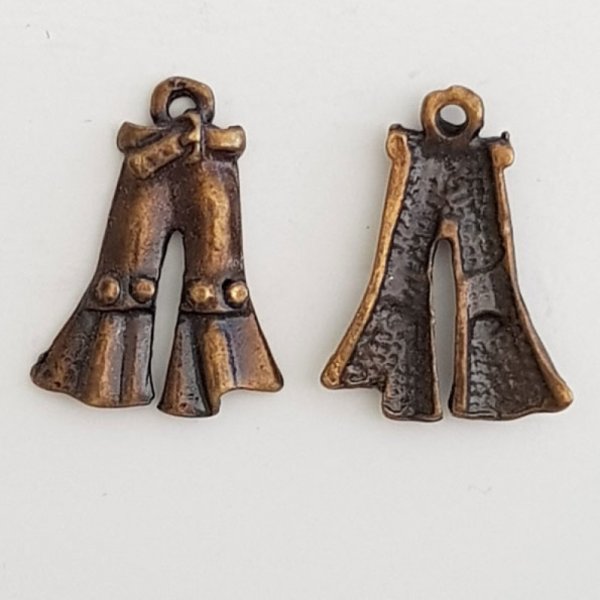 Breloque Pantalon N&deg;02 Bronze.