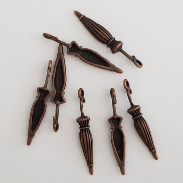 Breloque Parapluie N&deg;02 Cuivre