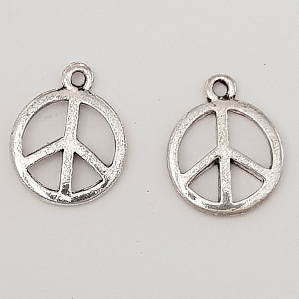 Breloque Peace & Love N&deg;03 Argent 